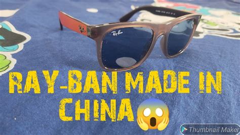 received ray bans from china 2020